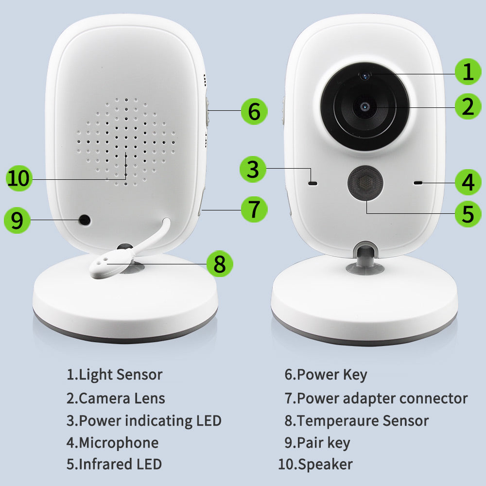 3.2” Video Baby Monitor