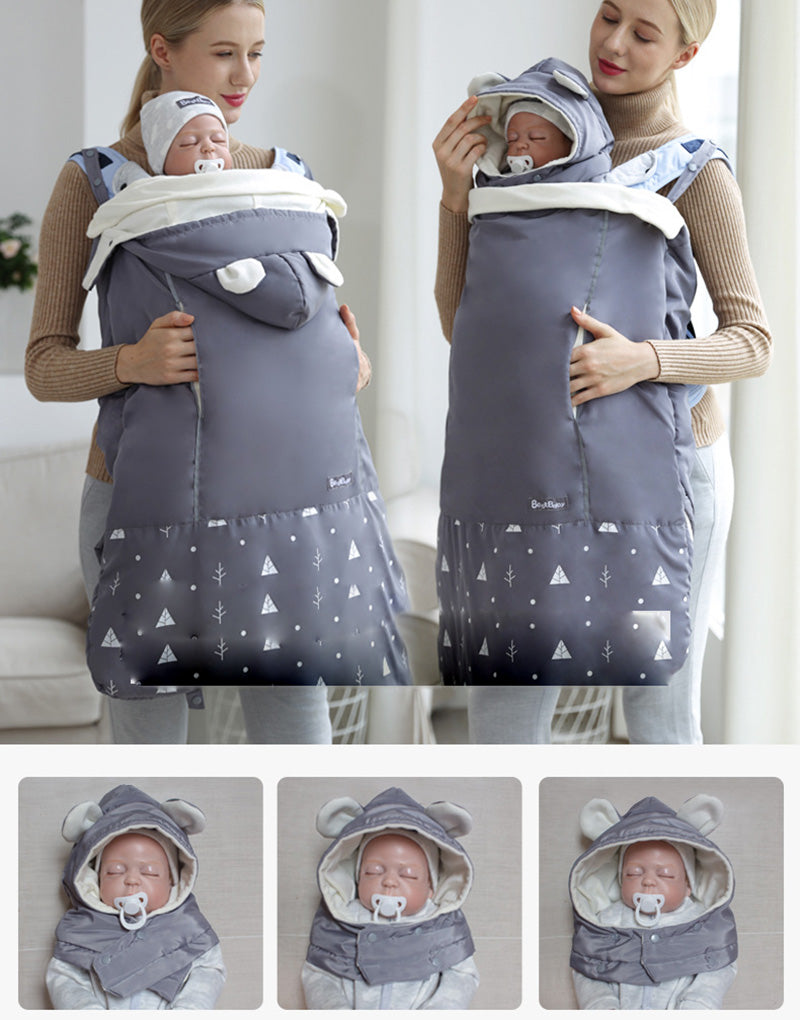 Warm Baby Carrier Cloak Cover