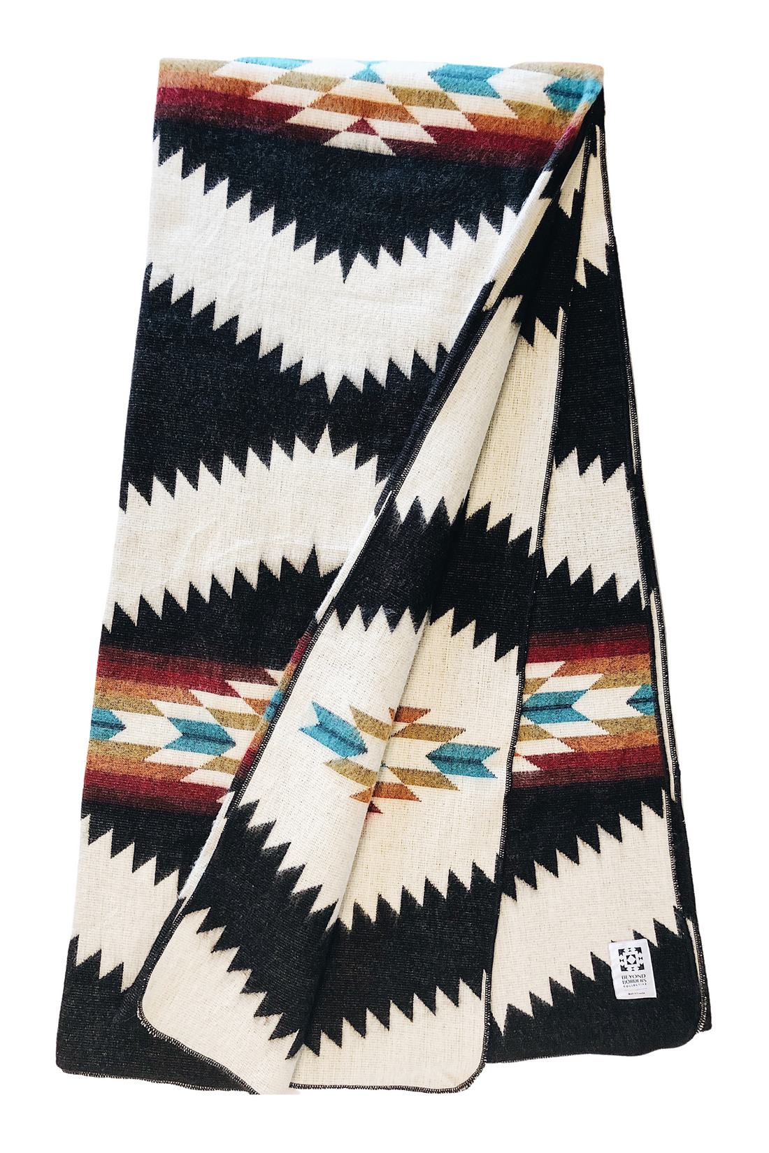 Tsachila Blanket - Colorful Black